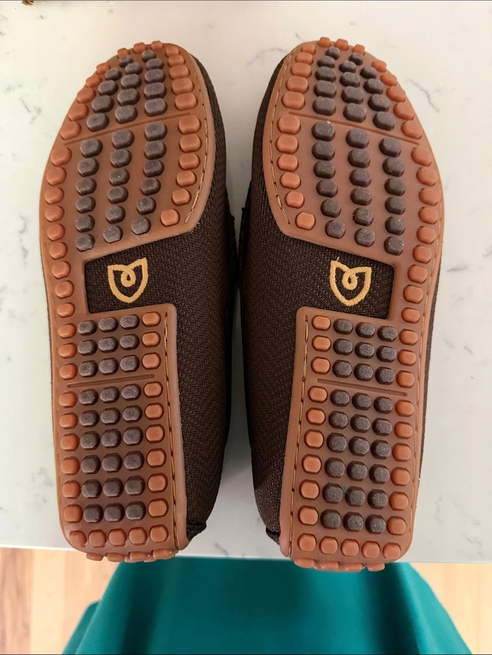 Rothy's Brown Knit Penny Loafers for women